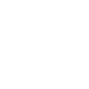 A simple white line drawing of a happy dog's face with its tongue out, capturing the essence of joy often found at a pet resort. Beside it, a speech bubble contains a heart symbol, highlighting the dog's cheerful mood.